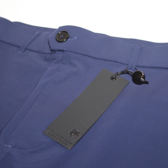 $128 Greyson Golf Shorts Montauk Polyamide Maltese Blue 10" Inseam 32 / 34 / 36 - Picture 2 of 9